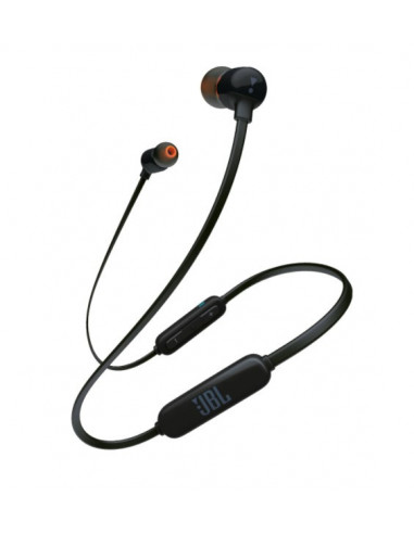 Casti in ear JBL T110BT, bluetooth, microfon, negru,JBLT110BTBLK