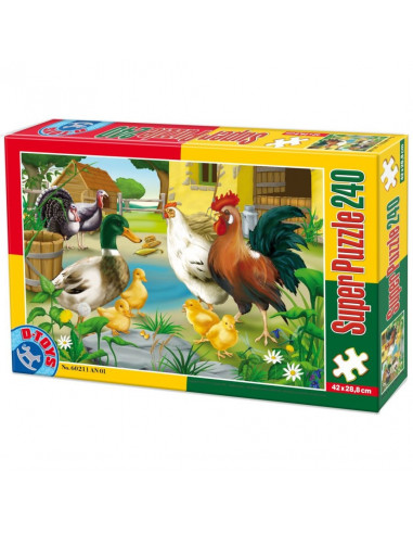 Super Puzzle D-Toys, Animale Domestice Model 1, 240