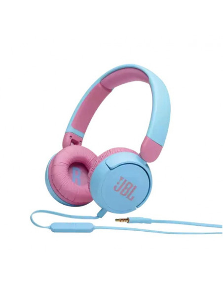Casti audio on-ear pentru copii JBL JR310, Albastru,JBLJR310BLU