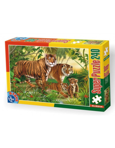 Super Puzzle D-Toys, Animale Salbatice Model 2, 240