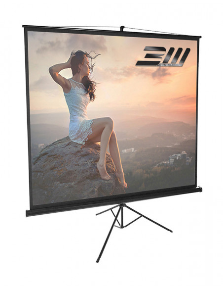 Ecran proiectie trepied, 200 x 200 cm, BlackMount, Format