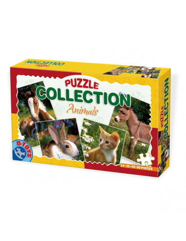 4 Puzzle-Uri Collection D-Toys Foto Animale Domestice Model 1 -