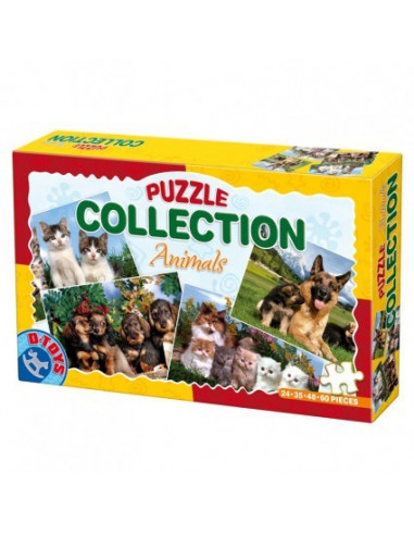 4 Puzzle-Uri Collection D-Toys Foto Animale Domestice Model 2 -