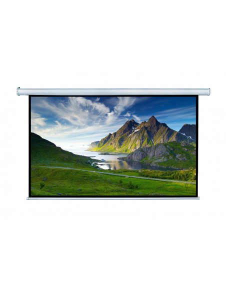 Ecran proiectie electric, perete/tavan, 220 x 124 cm