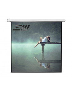 Ecran proiectie electric, perete/tavan, 240 x 240 cm