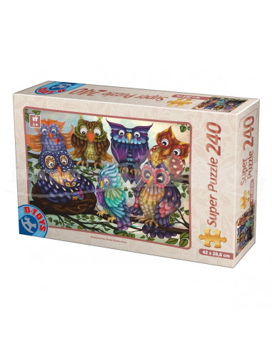 Bufnite, Puzzle D-Toys Model 1, 240 Piese,Uniq74416-1