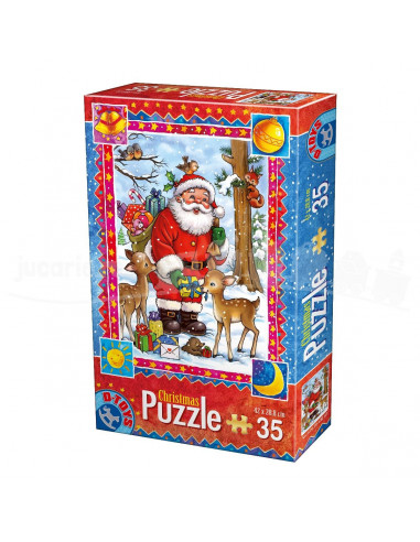 Puzzle Craciun D-Toys, Model 1, 35 Piese,Uniq67616-1