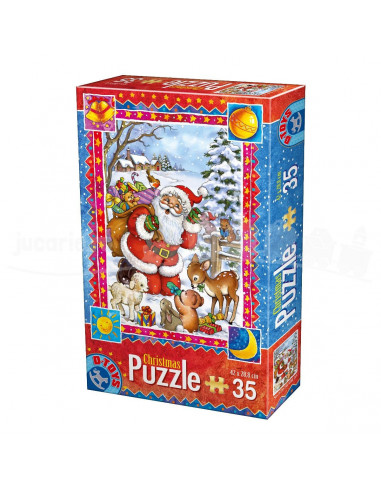Puzzle Craciun D-Toys, Model 3, 35 Piese,Uniq67616-3