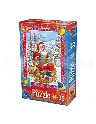 Puzzle Craciun D-Toys, Model 4, 35 Piese,Uniq67616-4