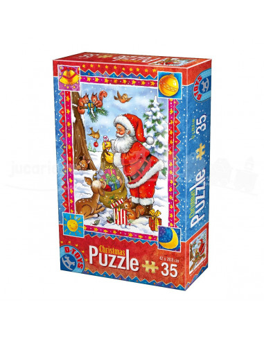 Puzzle Craciun D-Toys, Model 5, 35 Piese,Uniq67616-5