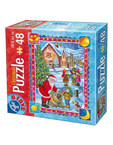 Puzzle Craciun D-Toys, Model 1, 48 Piese,Uniq67623-1