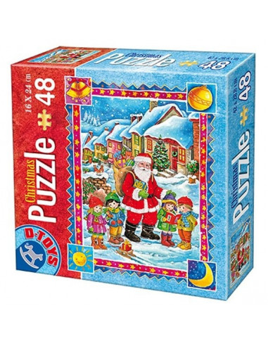 Puzzle Craciun D-Toys, Model 2, 48 Piese,Uniq67623-2