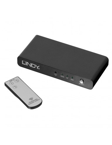 Displayport+HDMI+VGA+audio la HDMI Switch+converter, Lindy,38272