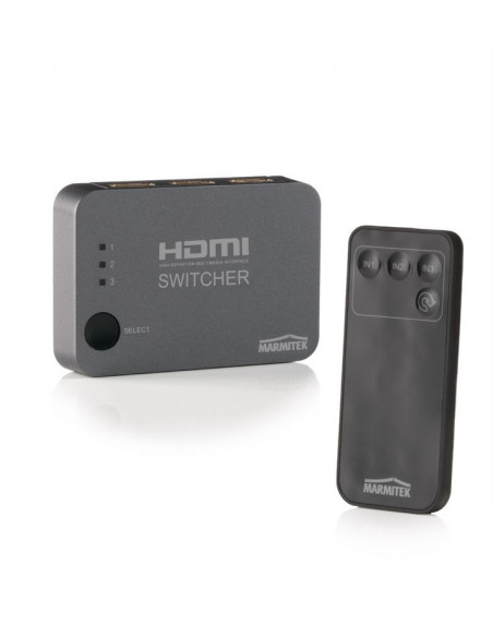 Switch, selector HDMI Marmitek Connect 310 UHD, cu telecomanda