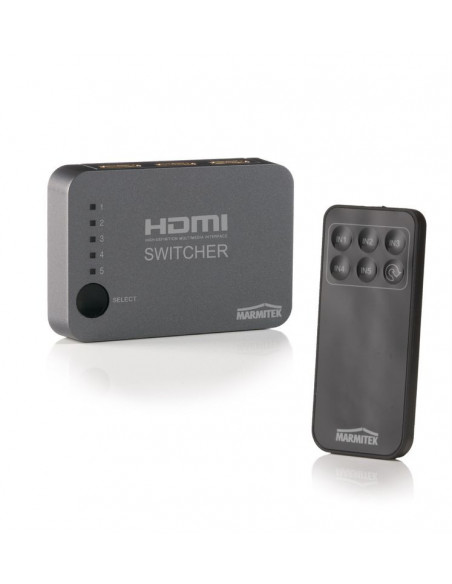 Switch, selector HDMI Marmitek Connect 350 UHD, cu telecomanda