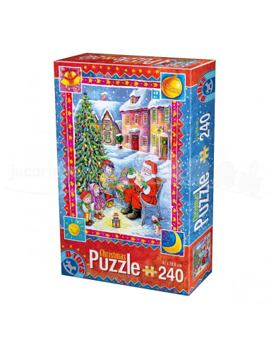 Puzzle Craciun D-Toys, Model 1, 240 Piese,Uniq67647-1