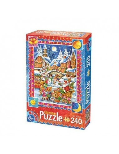 Puzzle Craciun D-Toys, Model 2, 240 Piese,Uniq67647-2