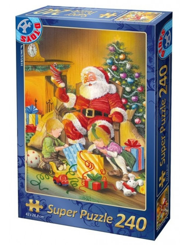 Super Puzzle Craciun D-Toys, Model 3, 240 Piese,Uniq50670-7