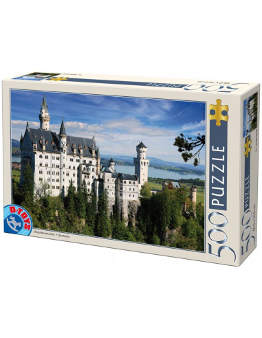 Puzzle Peisaje De Zi, Neuschwanstein - Germania D-Toys, 500