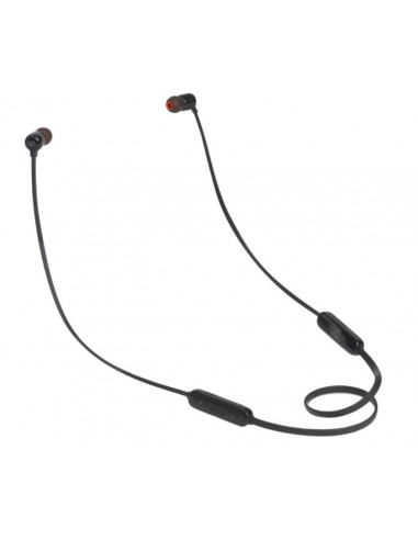 Casti in ear JBL T110BT, bluetooth, microfon, negru,JBLT110BTBLK