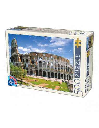 Puzzle Peisaje De Zi, Roma - Italia D-Toys, 500