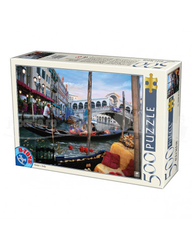 Puzzle Peisaje De Zi, Venetia - Italia D-Toys Model 1, 500