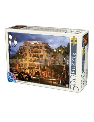 Puzzle Peisaje De Zi, Casa Mila, Barcelona - Spania D-Toys, 500