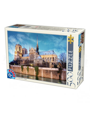 Puzzle Peisaje De Zi, Notre Dame - Franta D-Toys, 500