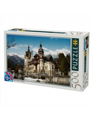 Castelul Peles, Puzzle D-Toys, 500 Piese,Uniq63052-1