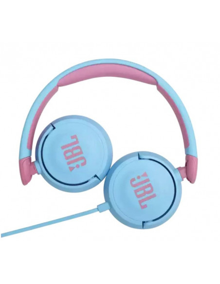 Casti audio on-ear pentru copii JBL JR310, Albastru,JBLJR310BLU