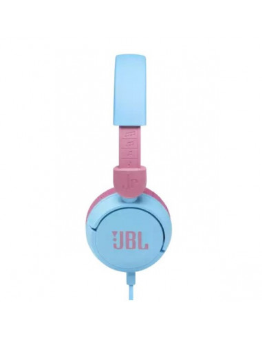 Casti audio on-ear pentru copii JBL JR310, Albastru,JBLJR310BLU