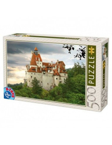 Castelul Bran, Puzzle D-Toys, 500 Piese,Uniq63052-2