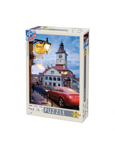 Brasov Seara, Puzzle D-Toys, 500 Piese,Uniq63052-6