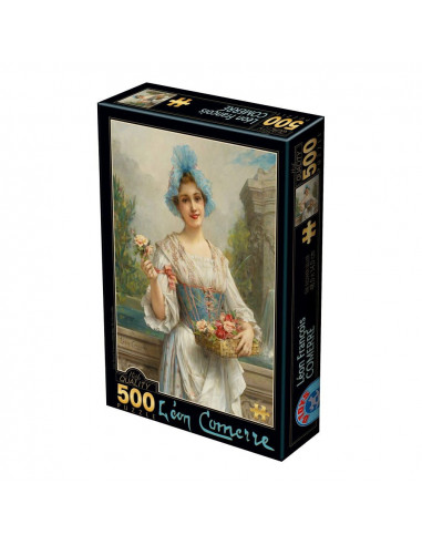 Vanzatoarea De Flori, Puzzle D-Toys Leon Francois Comerre, 500