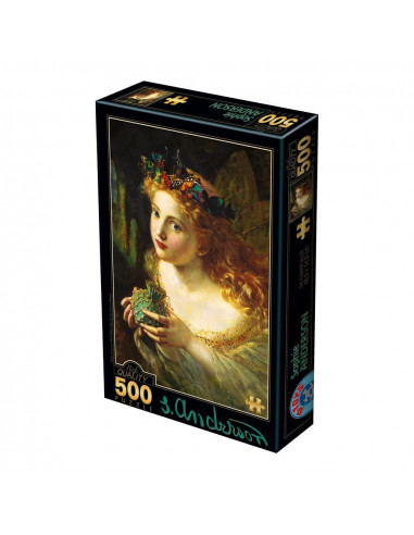 Fata Blonda, Puzzle D-Toys Sophie Anderson, 500 Piese,Uniq73914