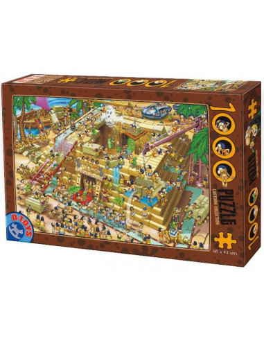 Pyramid, Puzzle Cartoon D-Toys, 1000 Piese,Uniq61218-3