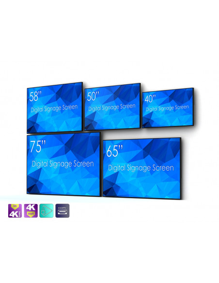 Display LED 50" nativ Full HD Superslim SWEDX SDS50X8-01, 3