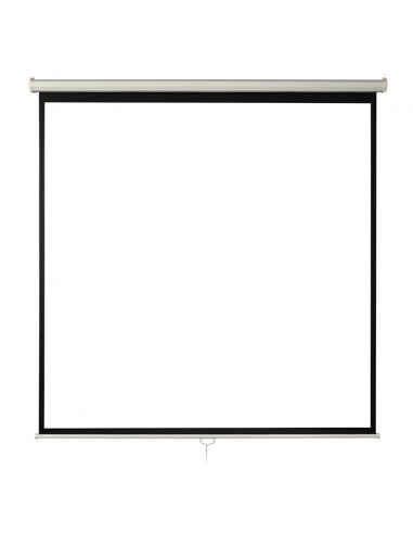 Ecran proiectie manual, perete/tavan, 150 x 150 cm, BlackMount