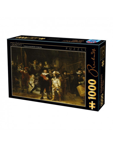Rondul De Noapte, Puzzle D-Toys Rembrandt Van Rijn, 1000