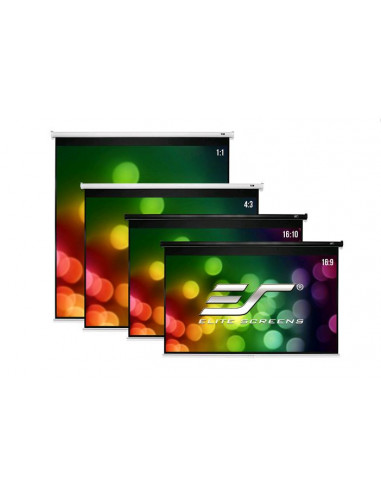 Ecran proiectie manual, perete/tavan, 203,7 x 114,5 cm