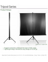 Ecran proiectie cu trepied, 244 x 244 cm EliteScreens T136UWS1