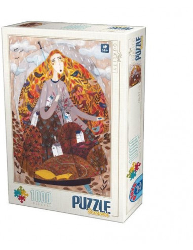 Toamna, Puzzle D-Toys Kurti Andrea Anotimpurile, 1000