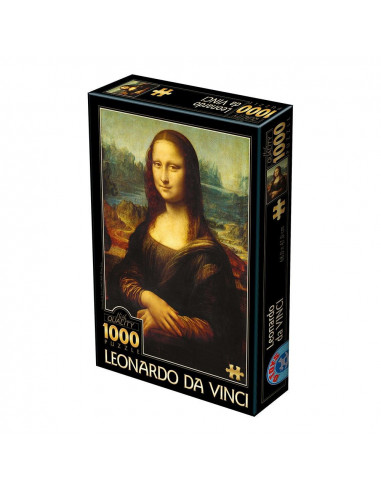 Mona Lisa, Puzzle D-Toys Leonardo Da Vinci, 1000