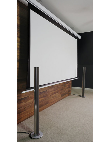 Ecran proiectie electric profesional, perete/tavan, 265.7 x