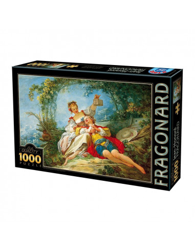 Puzzle D-Toys Fragonard, The Happy Lovers, 1000