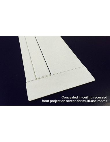 Ecran proiectie electric, 221.4 x 124,5 cm, incastrabil in