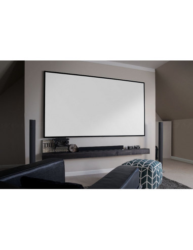 Ecran proiectie cu rama fixa, de perete, 332 x 181 cm