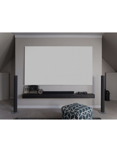Ecran proiectie cu rama fixa, de perete, 332 x 181 cm