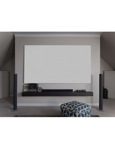 Ecran proiectie cu rama fixa, de perete, 332 x 181 cm