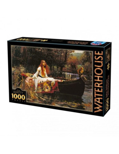 Doamna Lui Shalott, Puzzle D-Toys Waterhouse, 1000